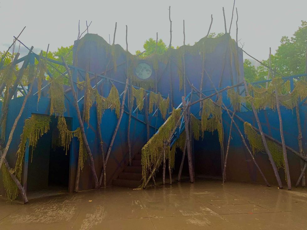 The stage for A Midsummer Night