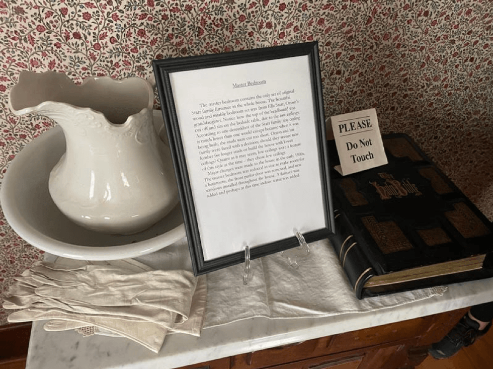 The Starr family bible (right) which is still used to swear in Royal Oak officials