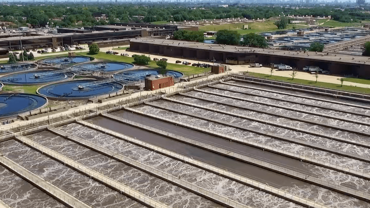 The Stickney Water Reclamation Plant in Cicero, Ill.