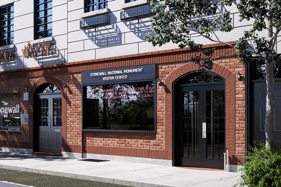 The Stonewall National Monument Visitor Center in New York