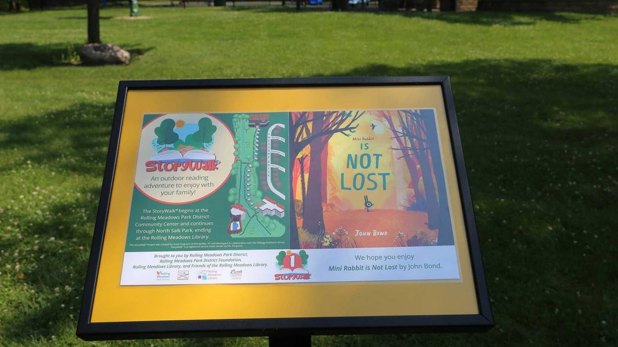 The StoryWalk project, one of the Rolling Meadows Park District's newest amenities, was found vandalized on Monday.