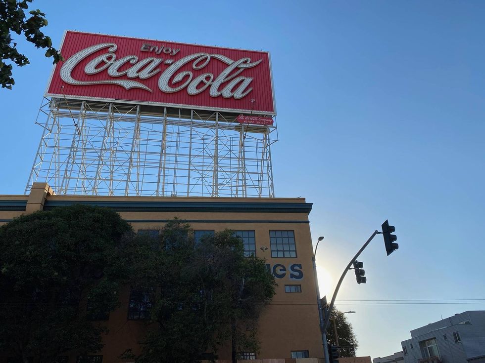 The sun sets on San Francisco