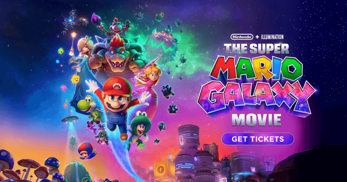 The Super Mario Galaxy Movie Poster