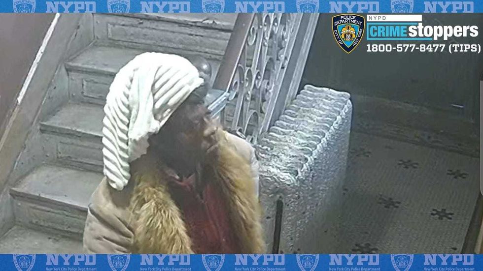 The suspect chomped down on a woman