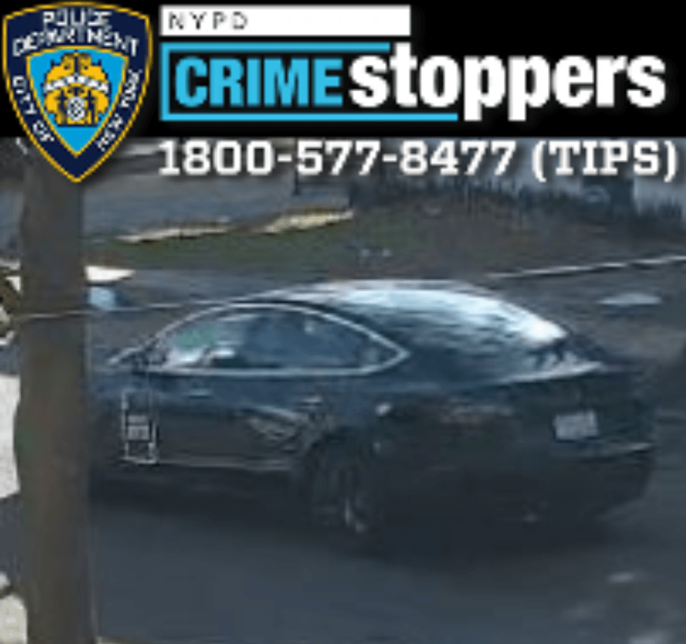 The suspect fled in a vehicle with the money.