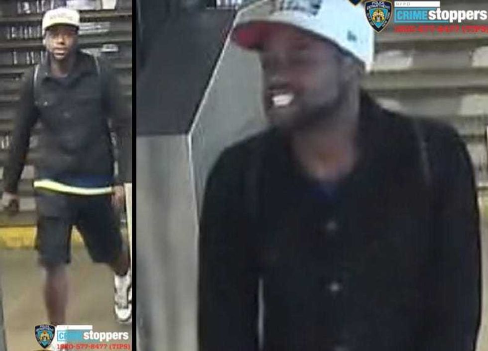 The suspect fled the station after beating the victim