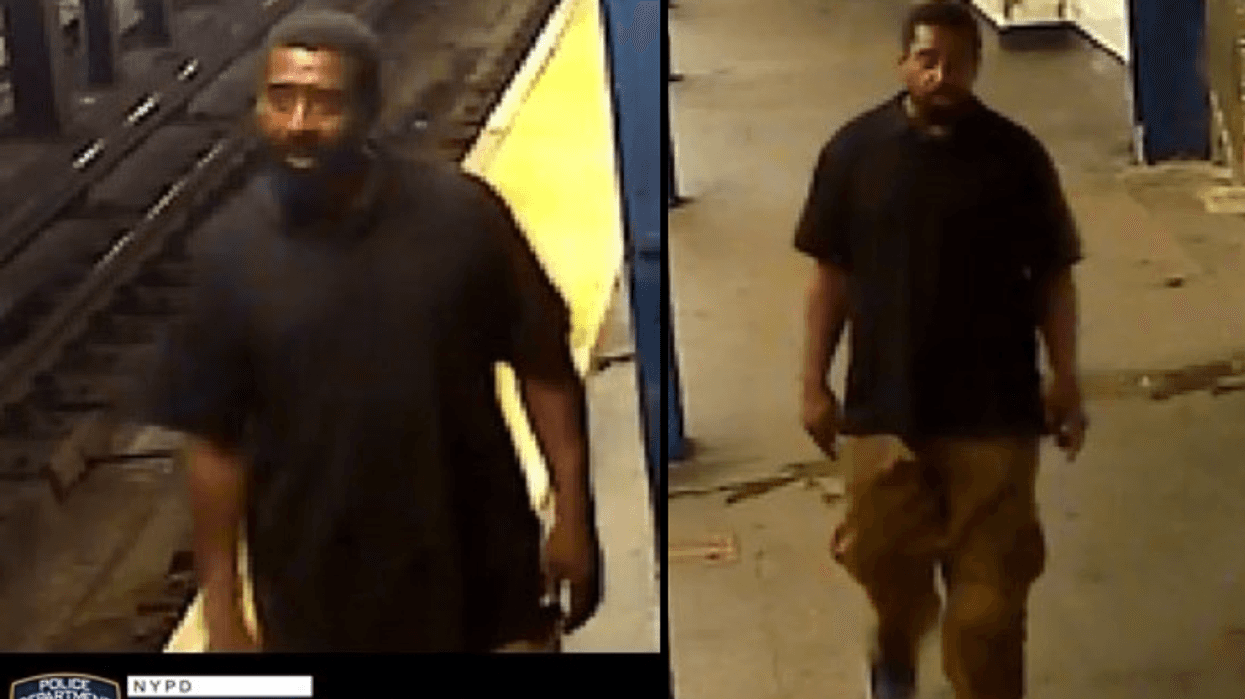 The suspect fled the station and was still being sought Wednesday
