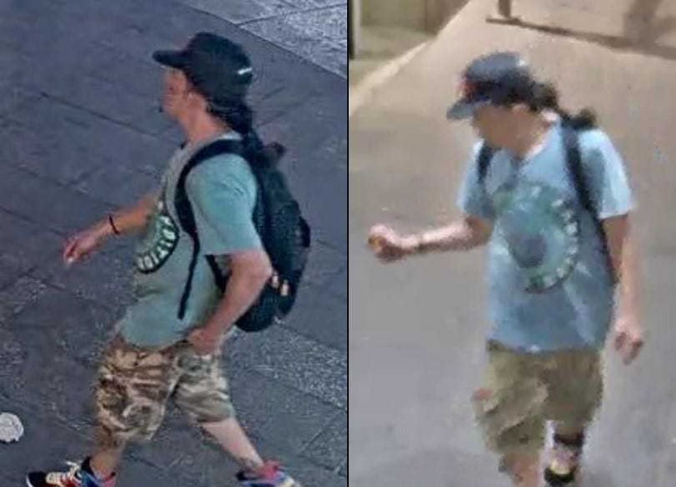 The suspect is believed to be about 25 years old