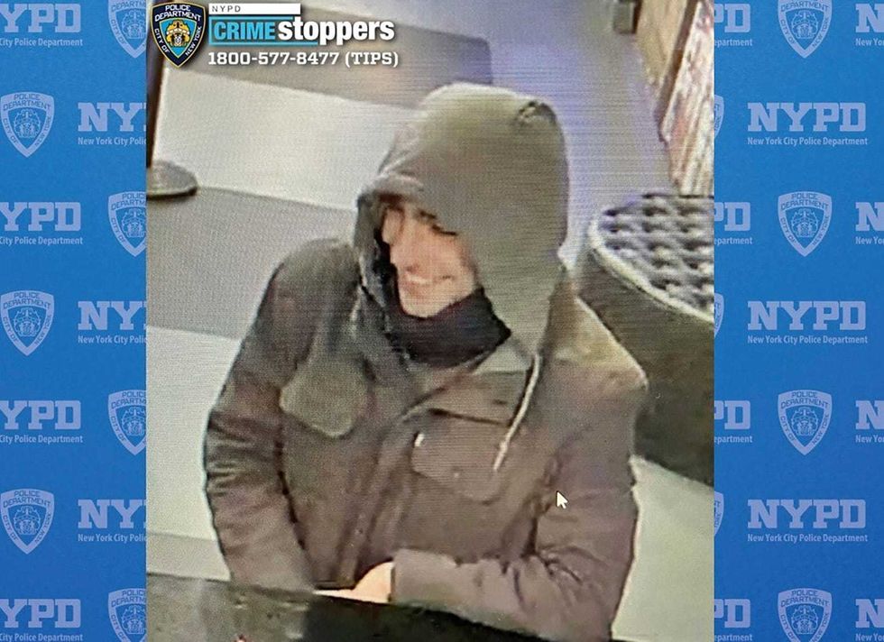 The suspect is seen at a hostel on the Upper West Side prior to the shooting