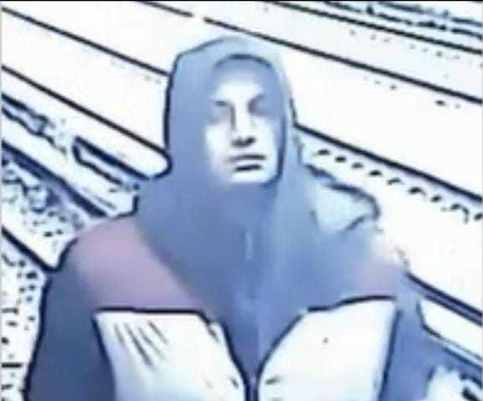 The suspect made off with the girl