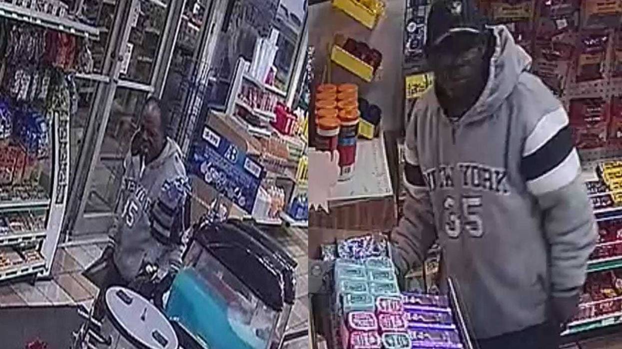 The suspect stabbed the worker as he tried to stop him from shoplifting at the store, police said