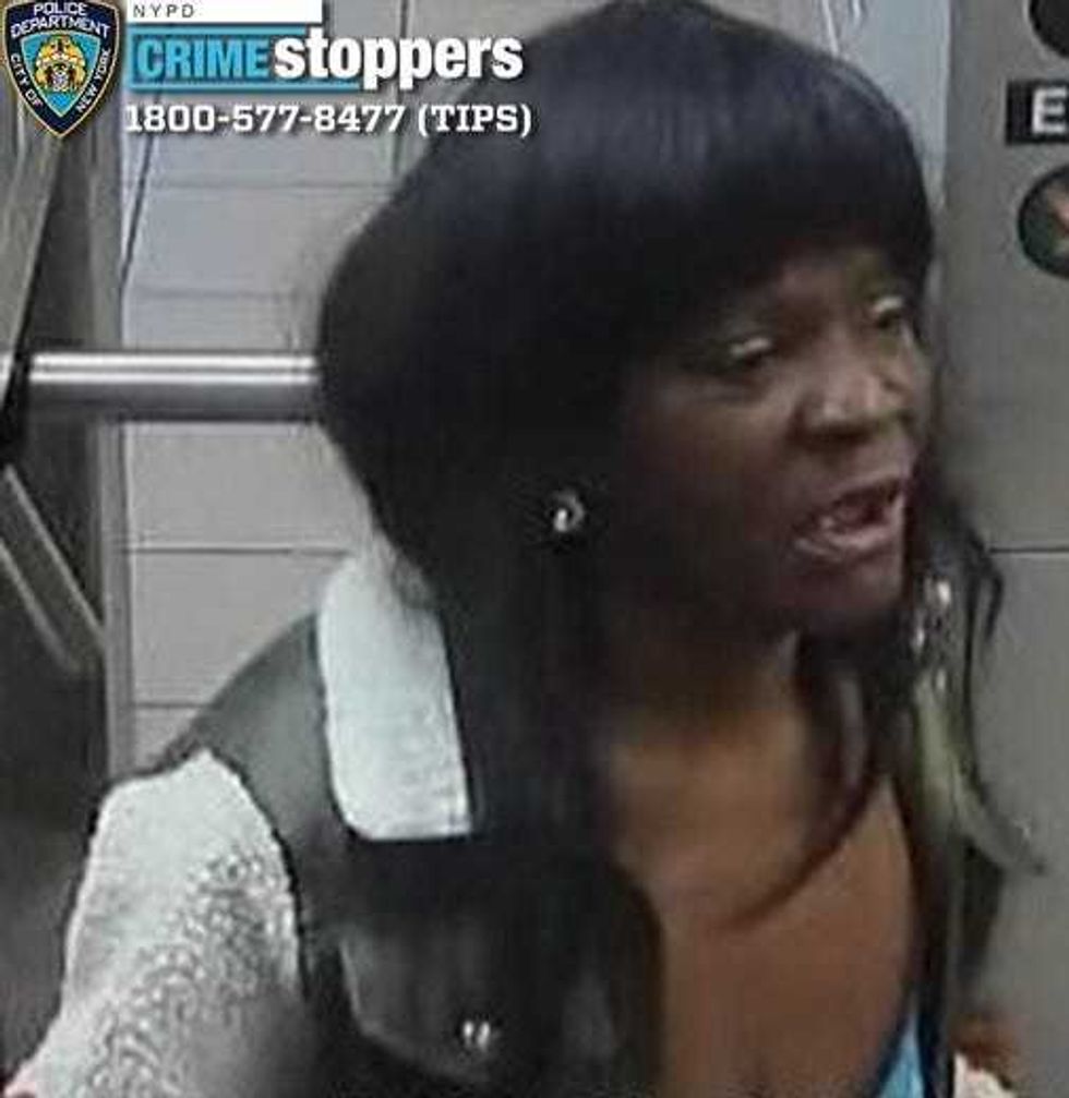 The suspect used an umbrella to bash the victim over the head, the NYPD said