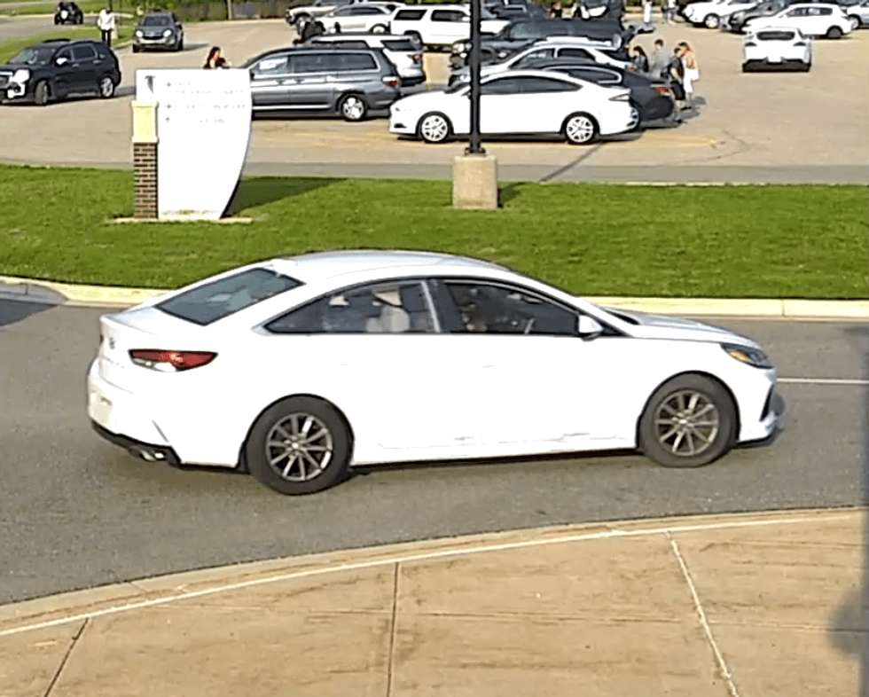 The suspect vehicle