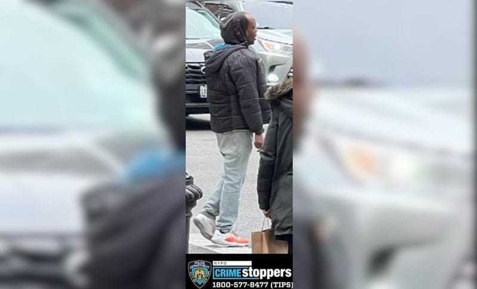 The suspect wanted in an attack at West 23rd Street and Sixth Avenue in Chelsea on March 26