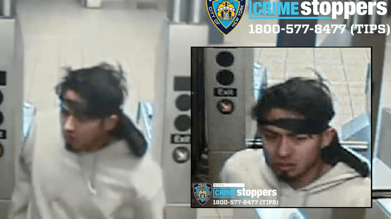 The suspect was captured on surveillance video