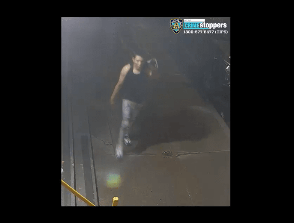 The suspect was last seen fleeing eastbound on East 111th Street, police said