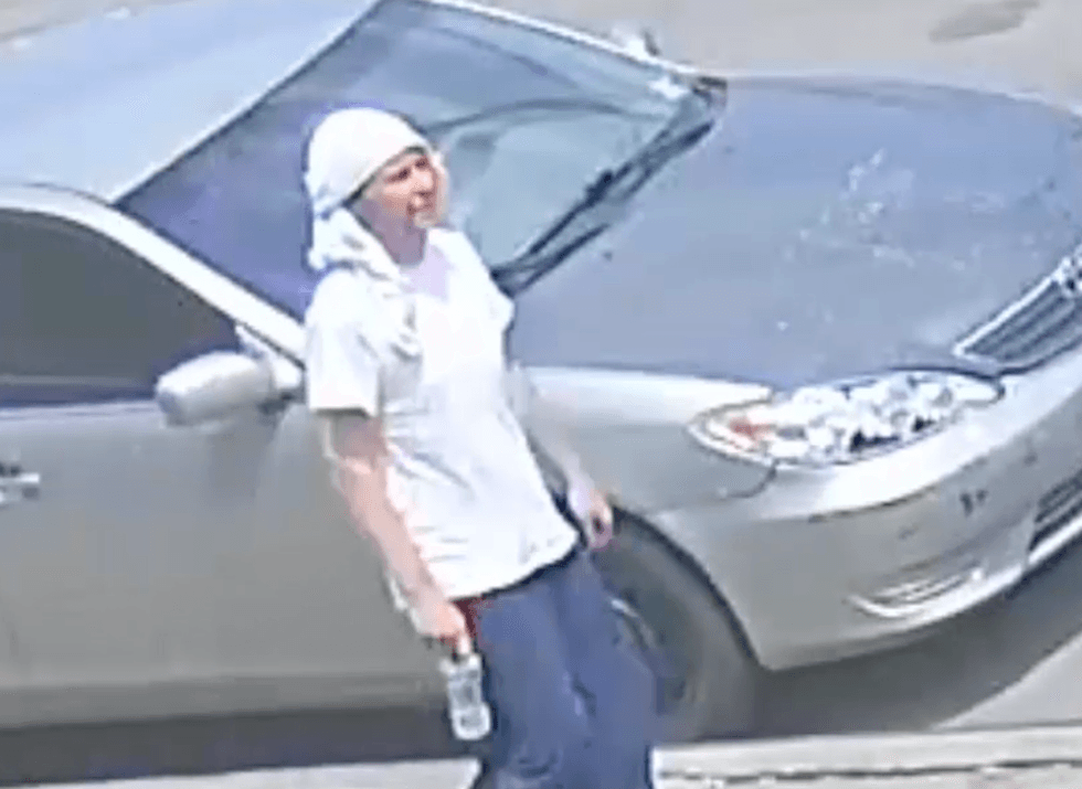 The suspect was last seen fleeing in the stolen Toyota RAV4