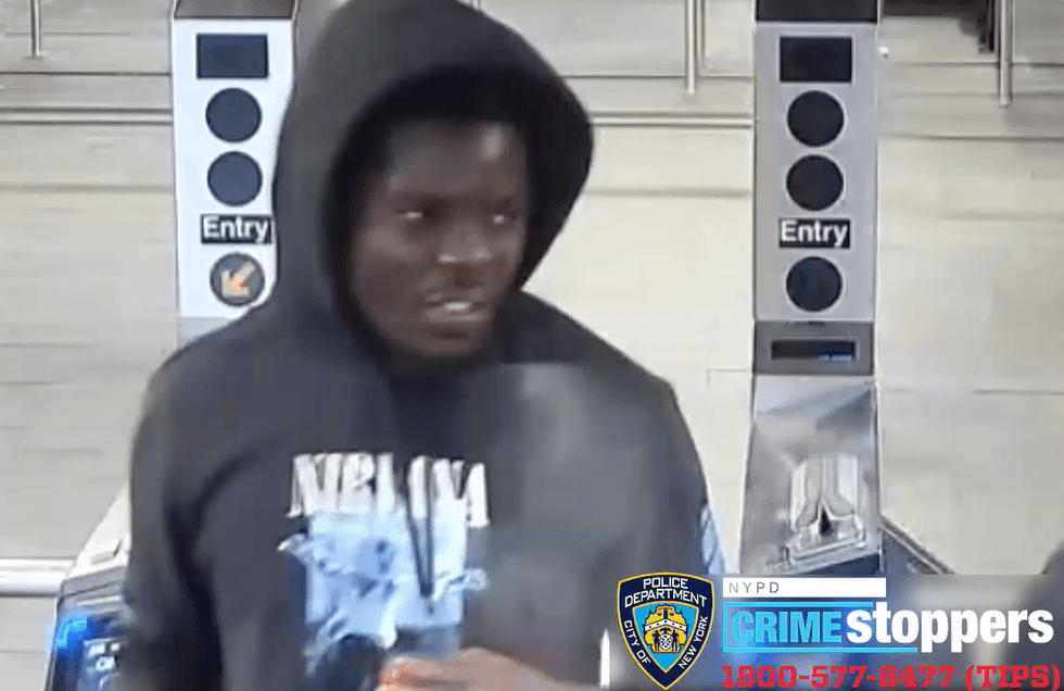 The suspect was last seen fleeing the Grand Central subway station in a Nirvana hoodie