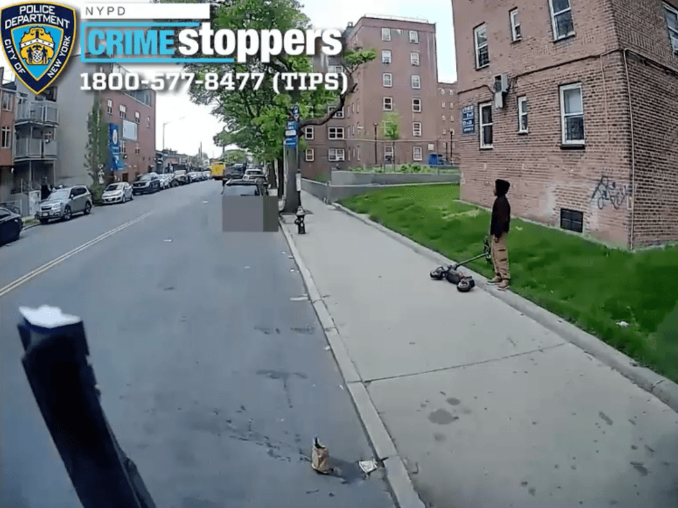 The suspect was picked up near the Red Hook Houses and fled on a scooter, police said