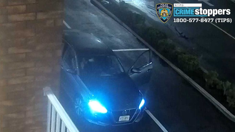 The suspects fled in a dark-colored Nissan sedan, police said