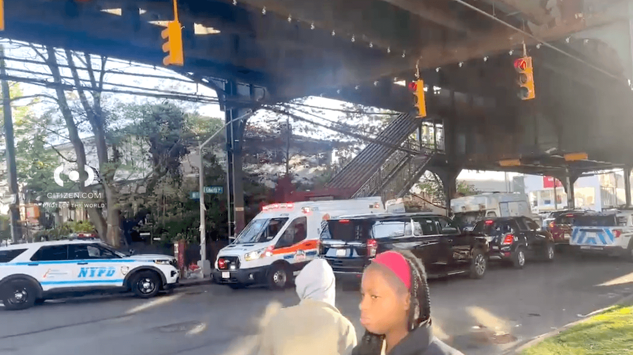 Boy, 15, shot in chest during fight on rush hour subway train in Queens