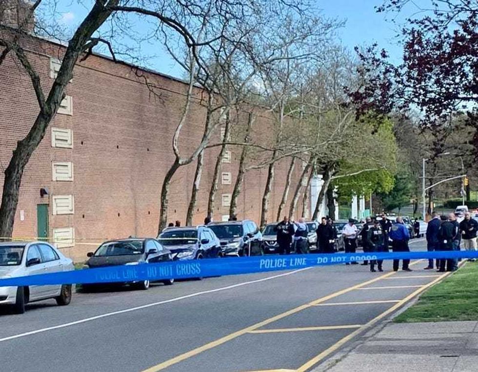 The teens were shot on 188th Street in Fresh Meadows on Wednesday afternoon