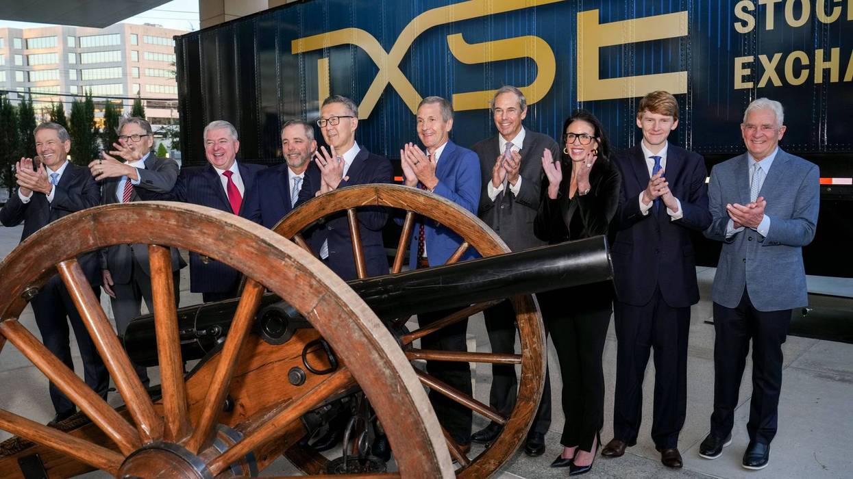 The Texas Stock Exchange began trading its first corporate primary listings Monday in Dallas, moving nearly $100 billion in market value onto the new exchange.