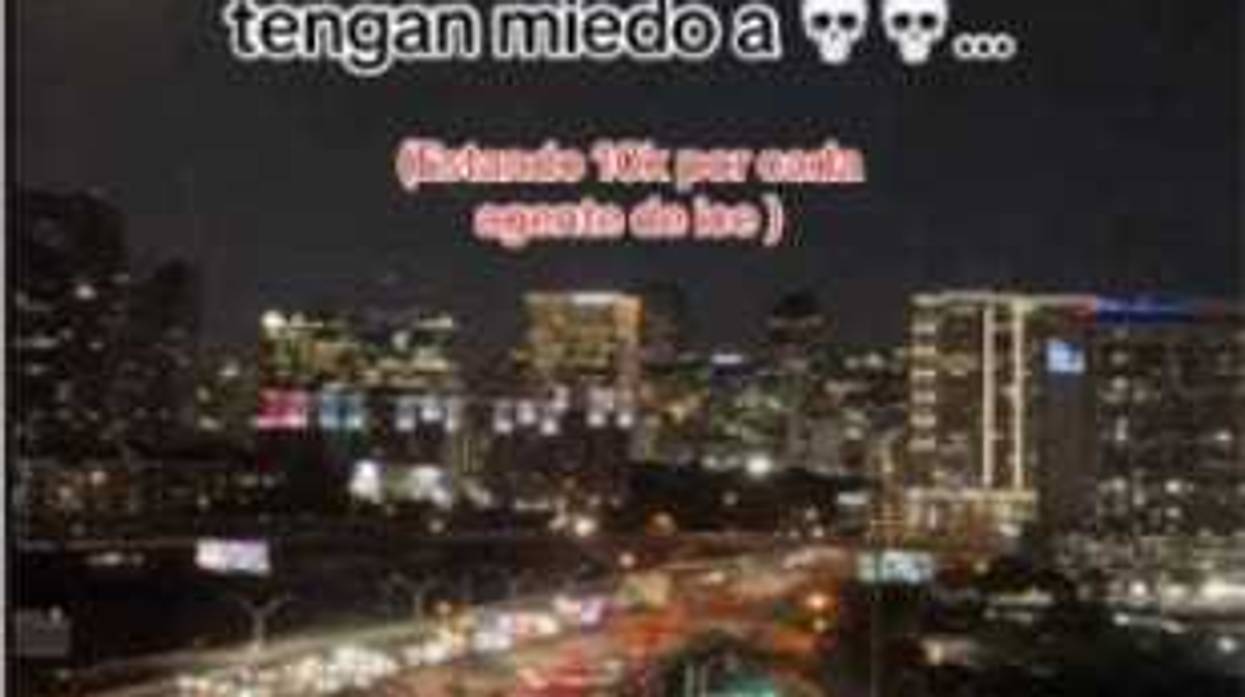 The text in the image translates to: “I need 10 guys in Dallas, TX with determination and who aren’t afraid of 💀💀…” “(Paying $10k for each ICE agent.)”