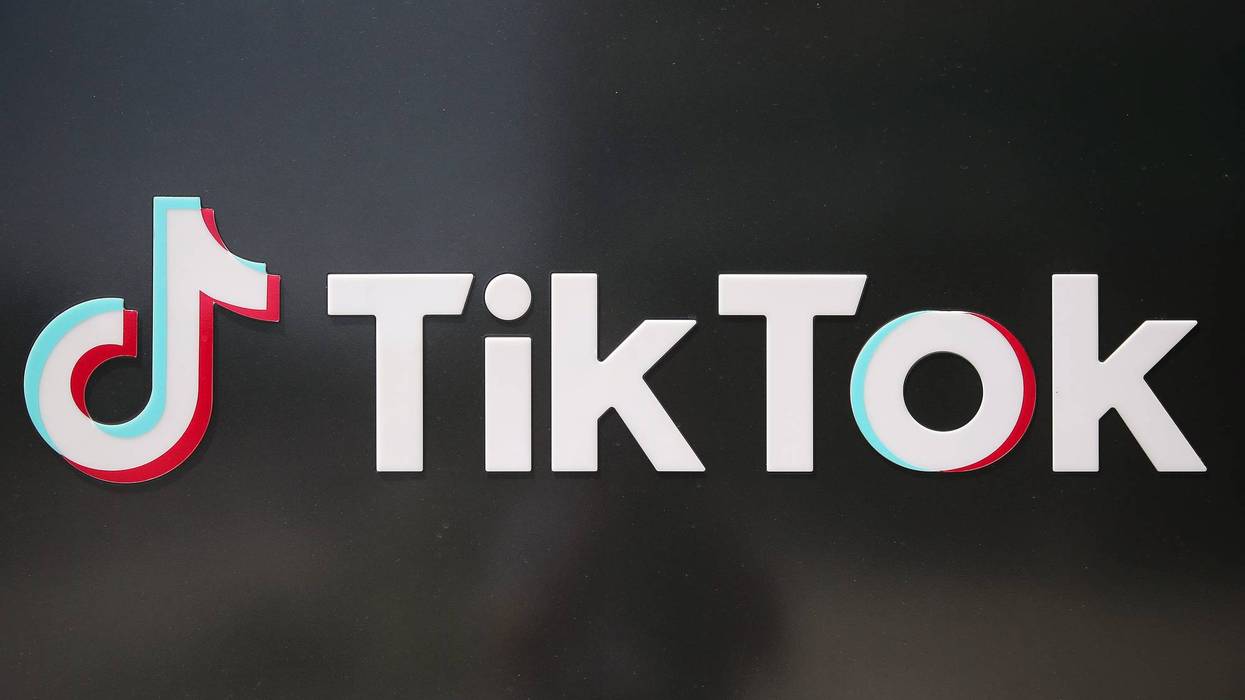 The TikTok logo is displayed outside a TikTok office on August 27, 2020 in Culver City, California.