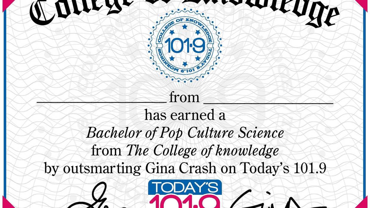 The Today's 101.9 Diploma