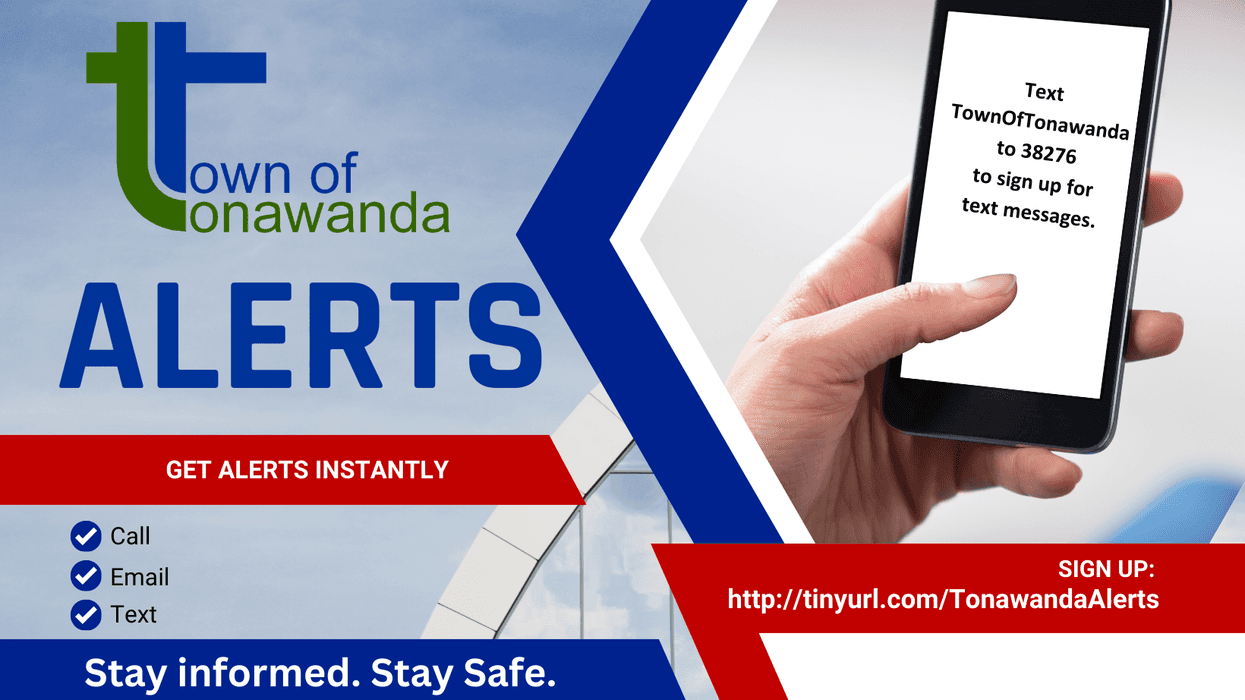 The Town of Tonawanda introduced a new alert system Friday to help residents in the event of an emergency. Supervisor Joe Emminger says you'll have options on how to get them.
