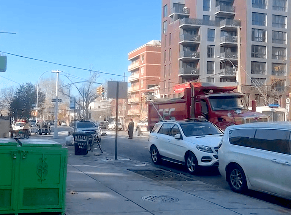 The truck driver stayed at the scene and had not been arrested as of Monday afternoon