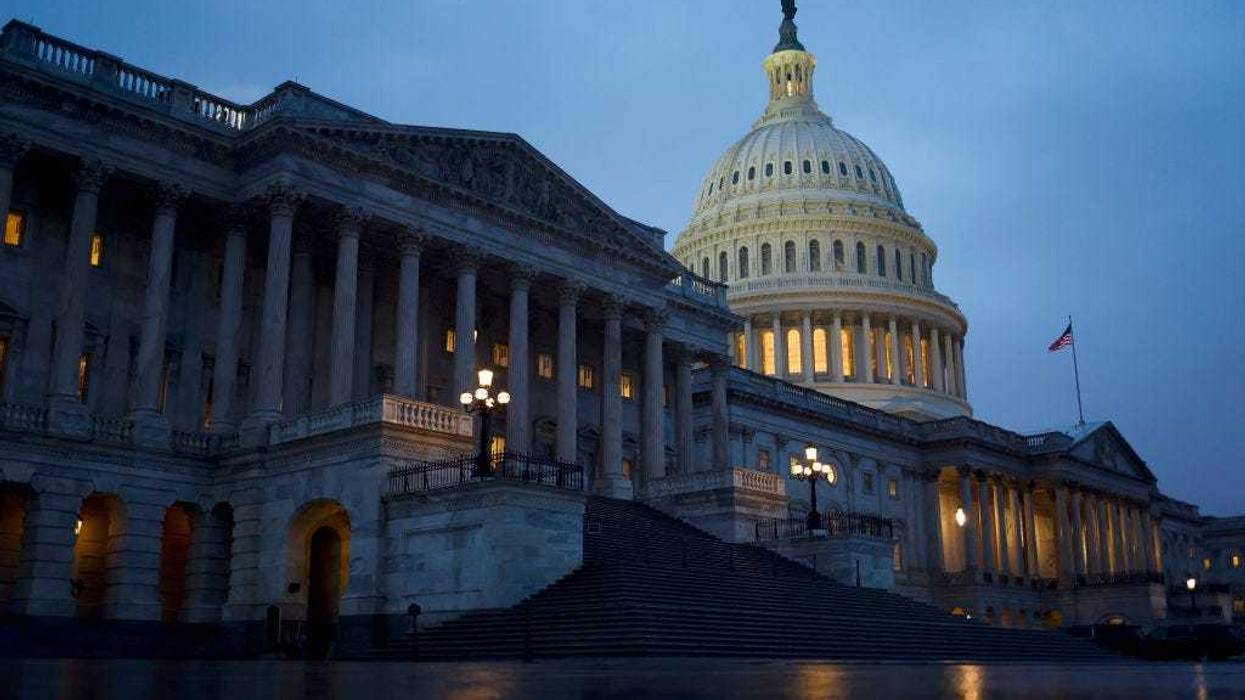 The U.S. Capitol Building on December 22, 2022 in Washington, DC. The Senate voted to pass a $1.7 trillion spending package to fund the government through 2023, which now goes to the House chamber to be voted on to avert a government shutdown. (Photo by Anna Moneymaker/Getty Images)
