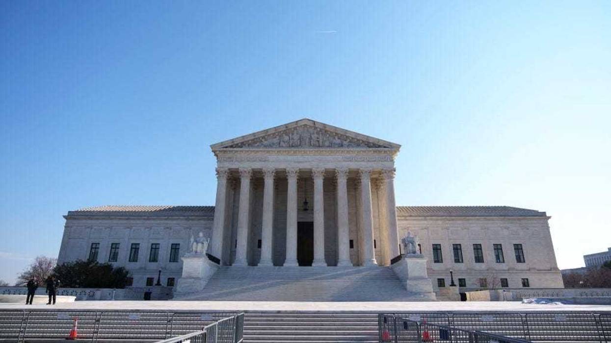 The U.S. Supreme Court building is seen January 24, 2022 in Washington, DC. The Supreme Court released orders, including agreeing to hear a case related to race-based affirmative action in college admissions programs at Harvard University and the University of North Carolina.