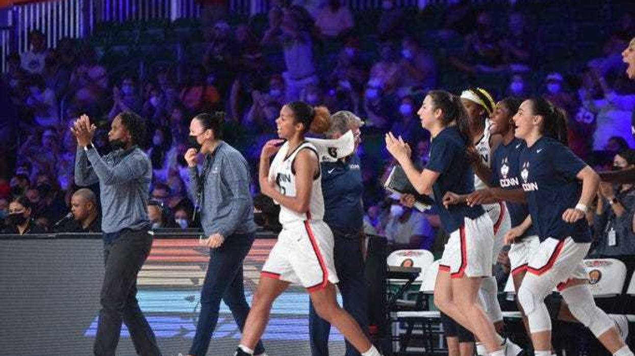 The UConn women advanced on Sunday in the Bahamas.