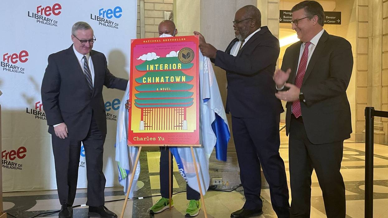 The unveiling of "Interior Chinatown," written by Charles Yu, as the 2023 One Book, One Philadelphia program selection.