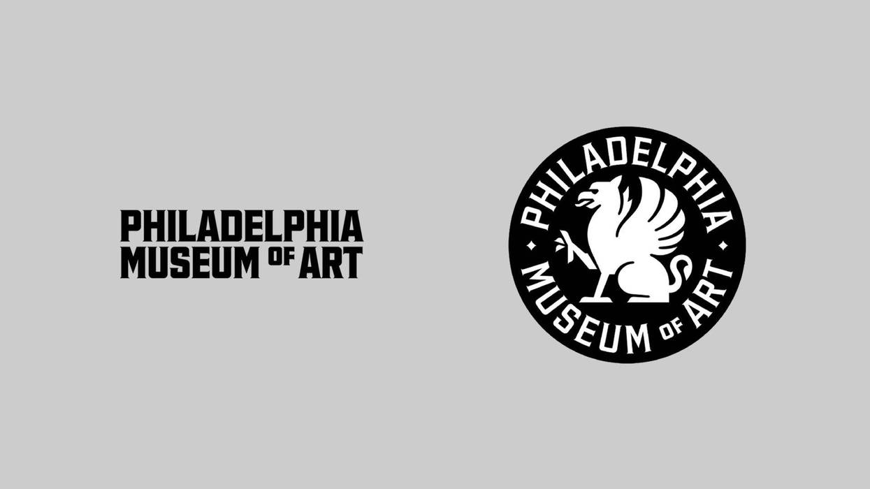 The updated logo and rebranding for the Philadelphia Museum of Art
