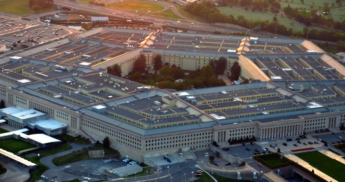 The US pentagon building.
