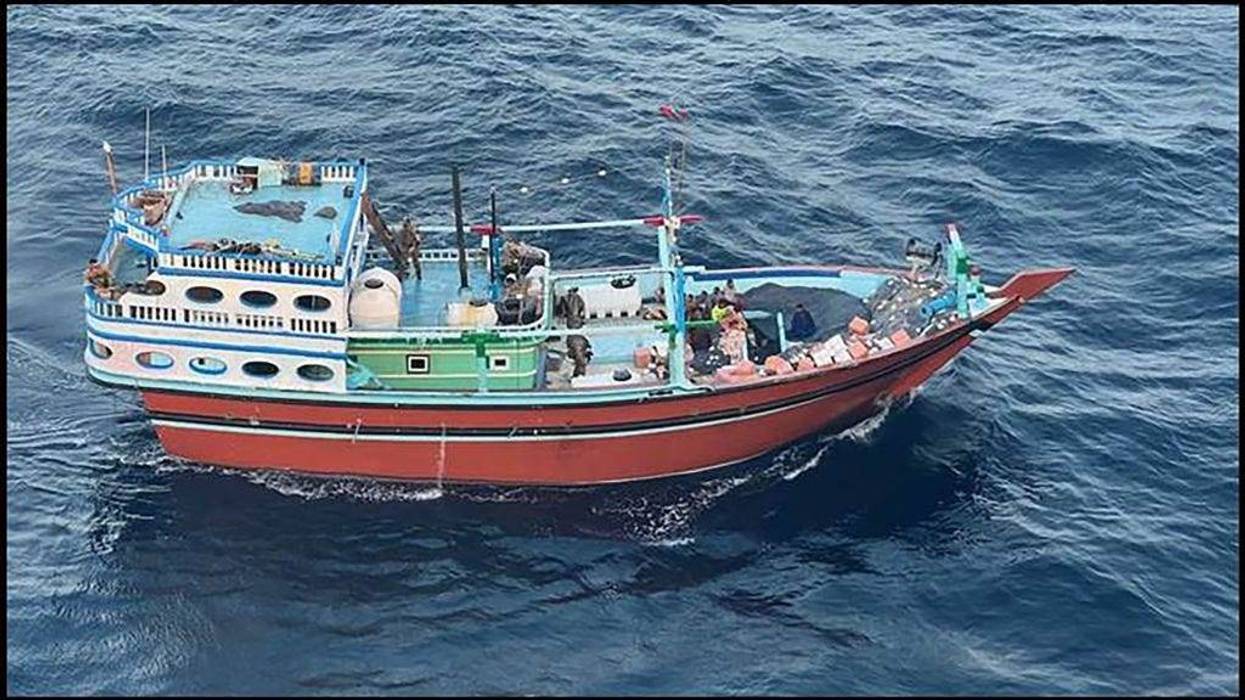 The US seized "advanced conventional weapons" bound for Yemen's Houthis last week near the coast of Somalia in international waters of the Arabian Sea on January 11, 2024.