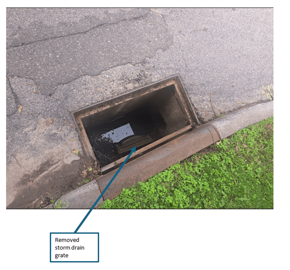 The vandals have been just dropping the grate into the sewers which the city has been busy trying to fish out.