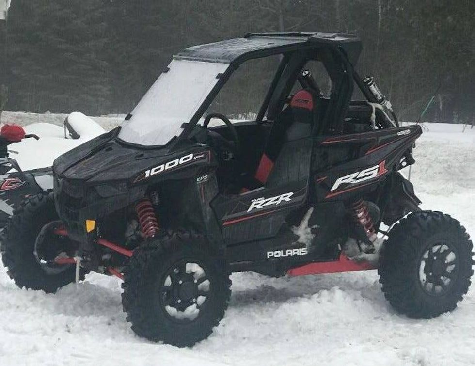 The vehicle as it looked prior to the theft