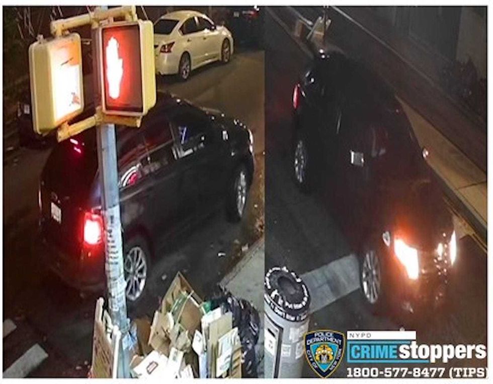 The vehicle police are searching for in a robbery spree targeting people