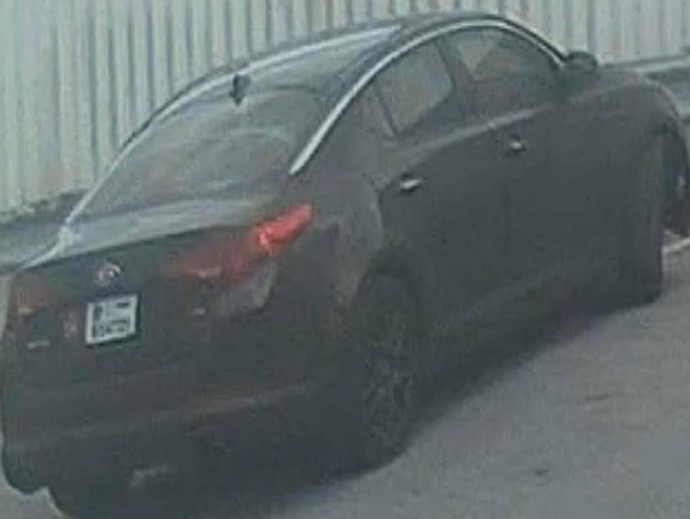 The vehicle which Upper Merion Township police say was driven in a hit-and-run crash where a King of Prussia restaurant employee was struck as he attempted to stop people who did not pay their bill.