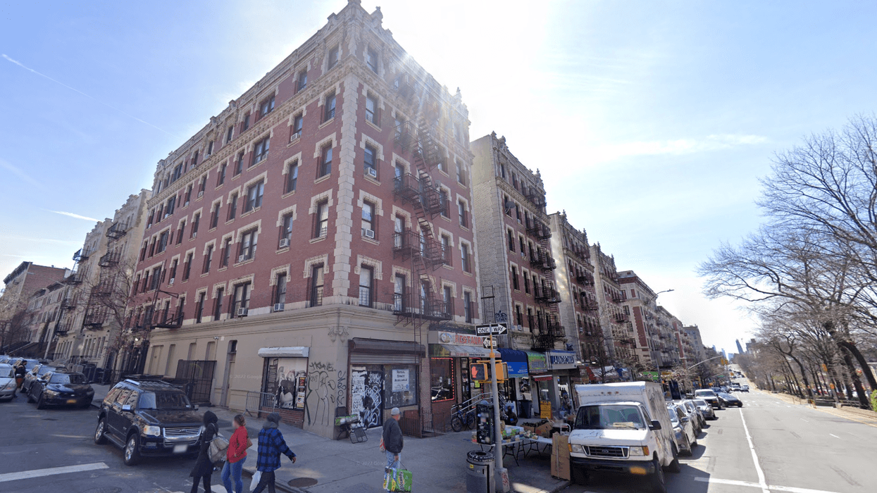 The victim fell to his death from the sixth floor of a building at 161st Street and Broadway