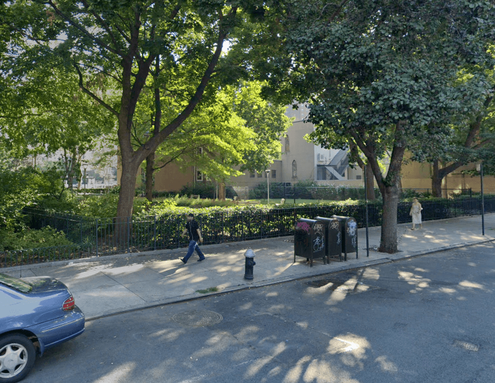 The victim told police a man led her to a courtyard, where he raped here Thursday night