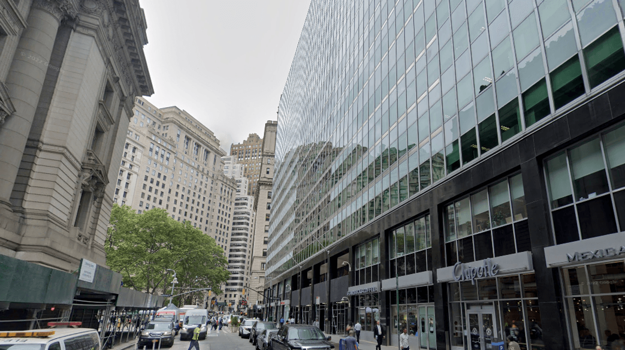 The victim was attacked around 8:30 a.m. Wednesday at Whitehall and Stone streets in Lower Manhattan