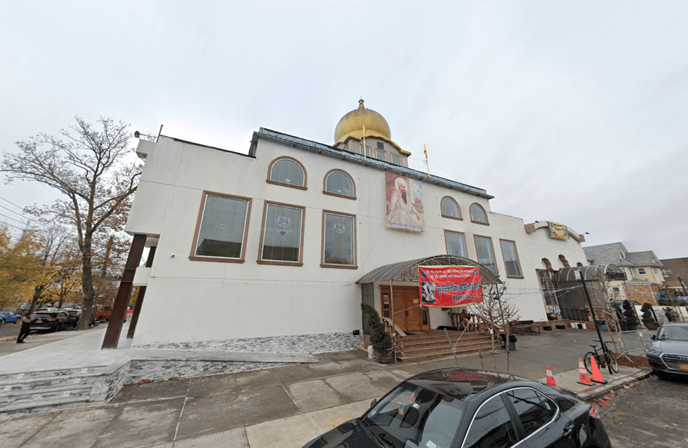 The victim was attacked as he walked to the Sikh Cultural Society - Richmond Hill Gurdwara