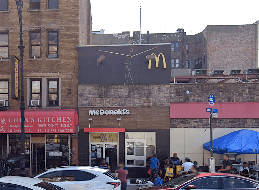 The victim was attacked at the McDonald