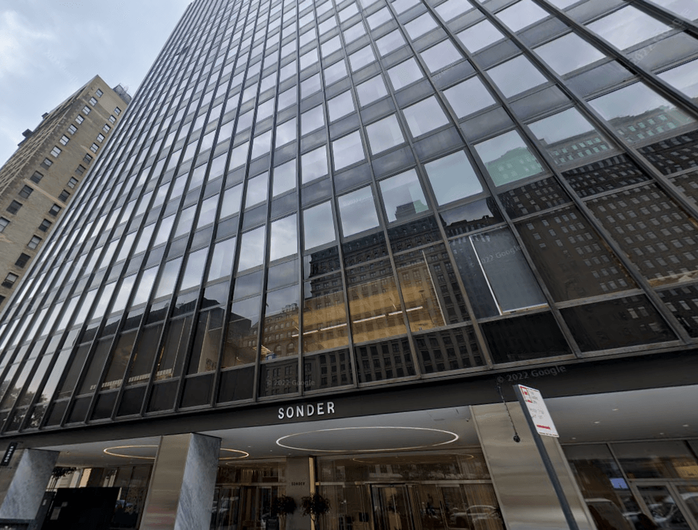 The victim was attacked on the third floor of the Sonder in the Financial District