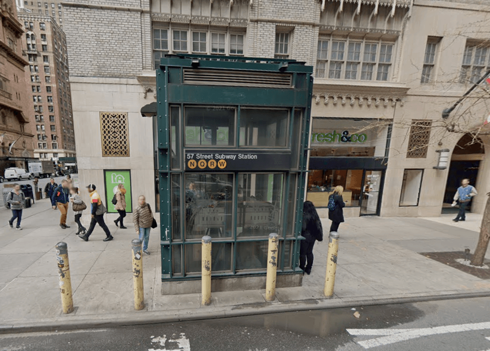 The victim was beaten at the 57th Street–Seventh Avenue station in Midtown on the morning of Oct. 29